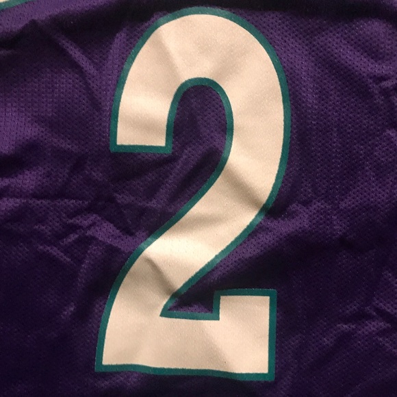 Larry Johnson 90’s vintage Charlotte Hornets - Picture 3 of 11